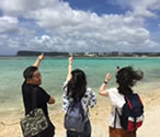 グアムの海は30分だけでした。